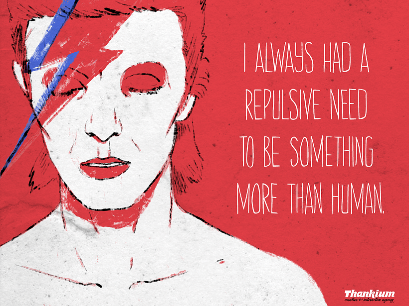 Ilustraciones tributo a David Bowie 1