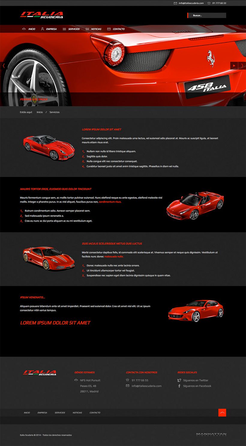 Italia Scuderia - Web 3