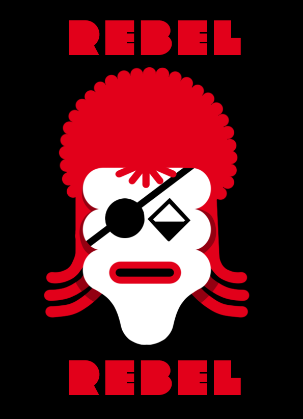 Ilustraciones tributo a David Bowie 1