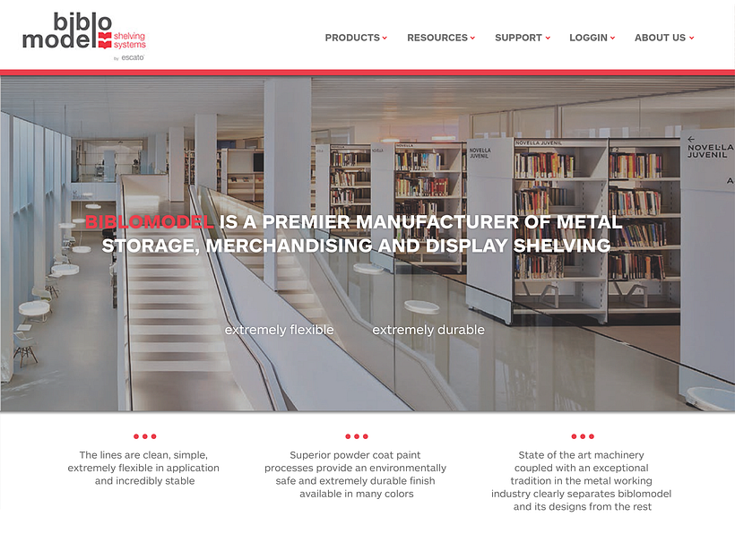 Biblomodel Website 2