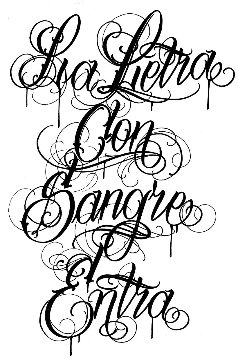 La Letra Con Sangre Entra. -1