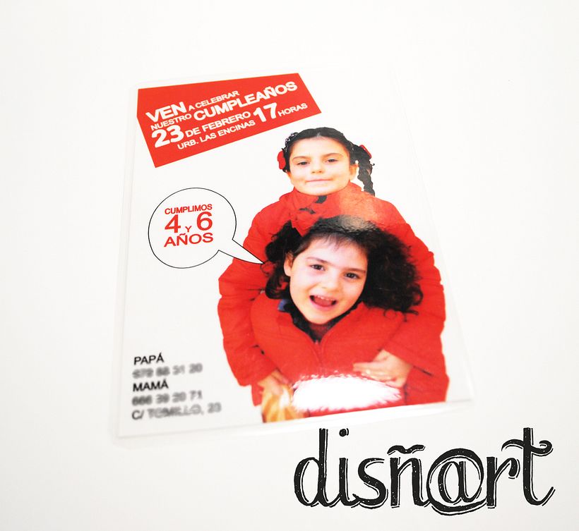 INVITACIONES DE CUMPLEAÑOS 2