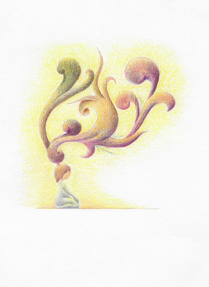 Arboles 1 - Traditionelle Illustration