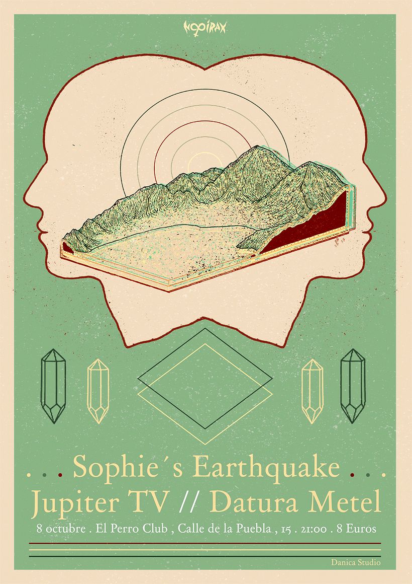 Sophie´s  Earthquake Gig Poster 0