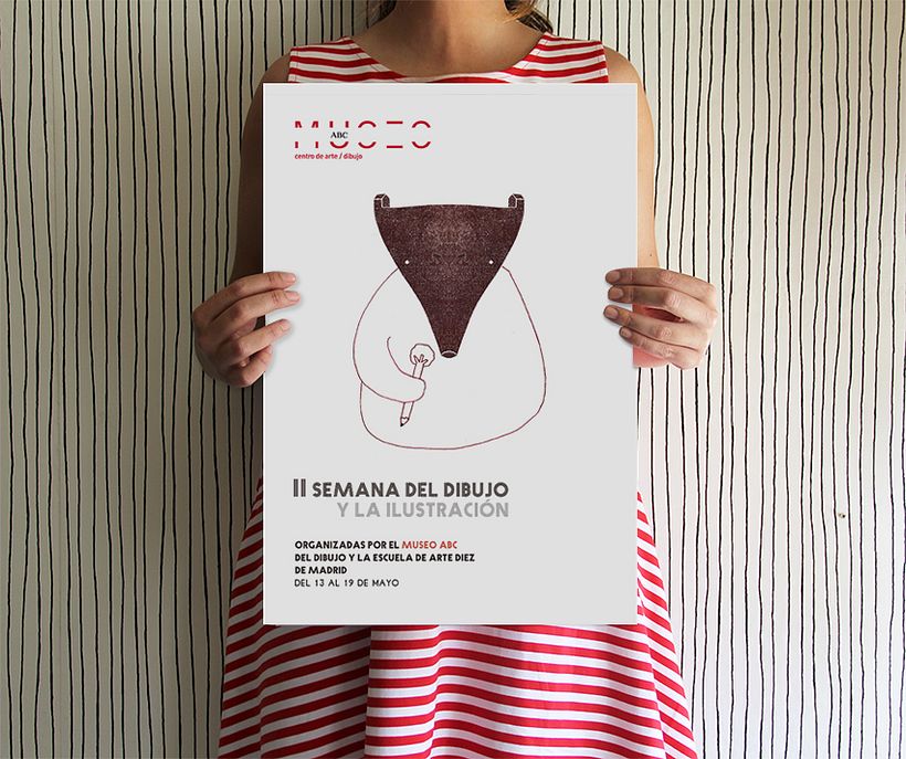 II SEMANA DEL DIBUJO Y LA ILUSTRACIÓN  Museo ABC_Cartel 1
