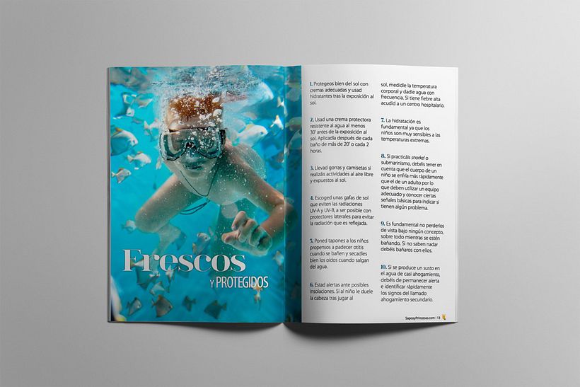 Maquetación editorial de Sapos y Princesas Especial 20 Escapadas 2