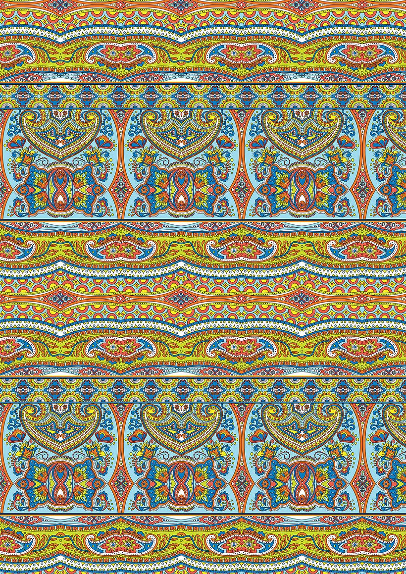 all over prints -paisley- 16