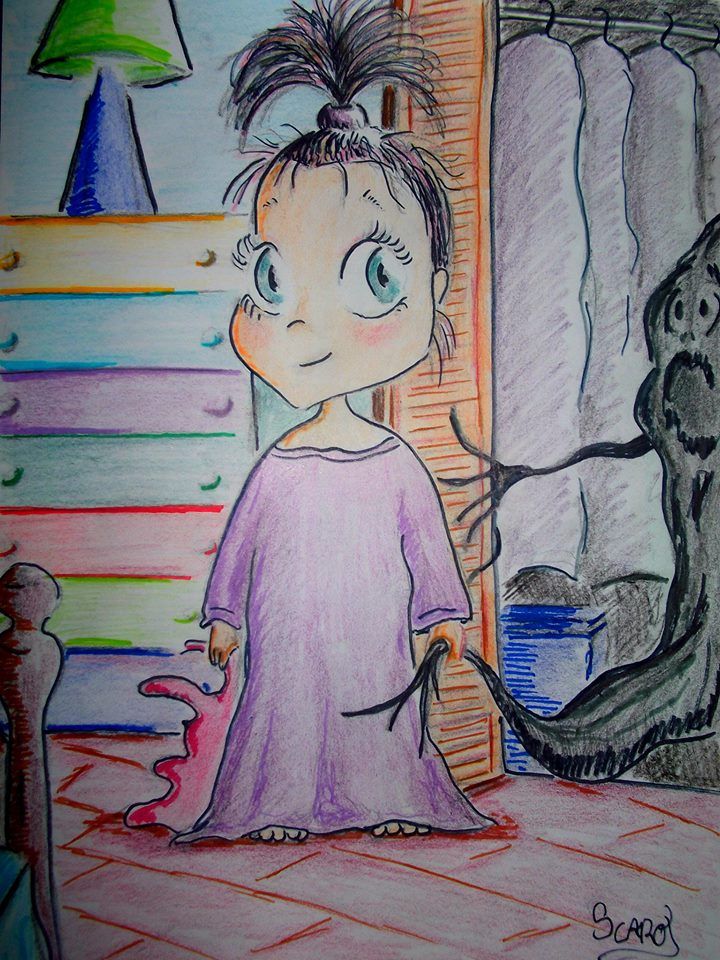 Ilustración infantil... La Luna y yo 5
