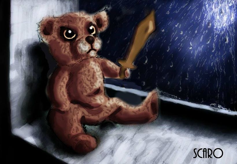 Ilustración infantil... La Luna y yo 6