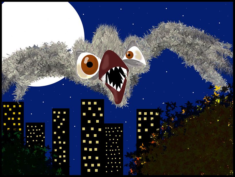 Ilustración infantil... La Luna y yo 9