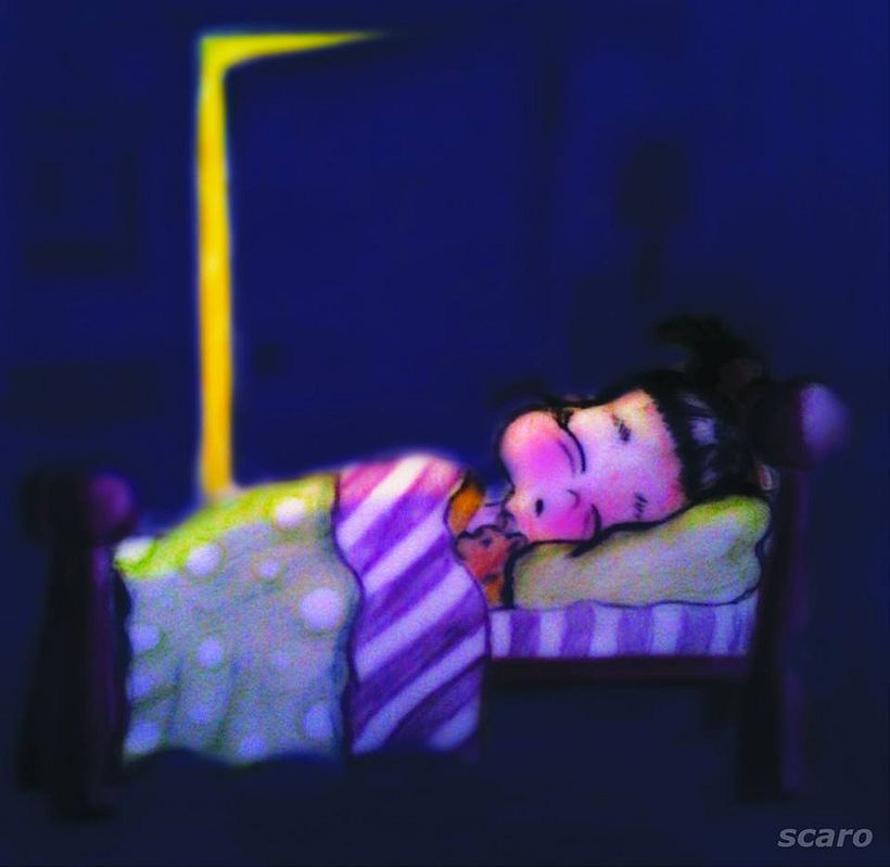 Ilustración infantil... La Luna y yo 9