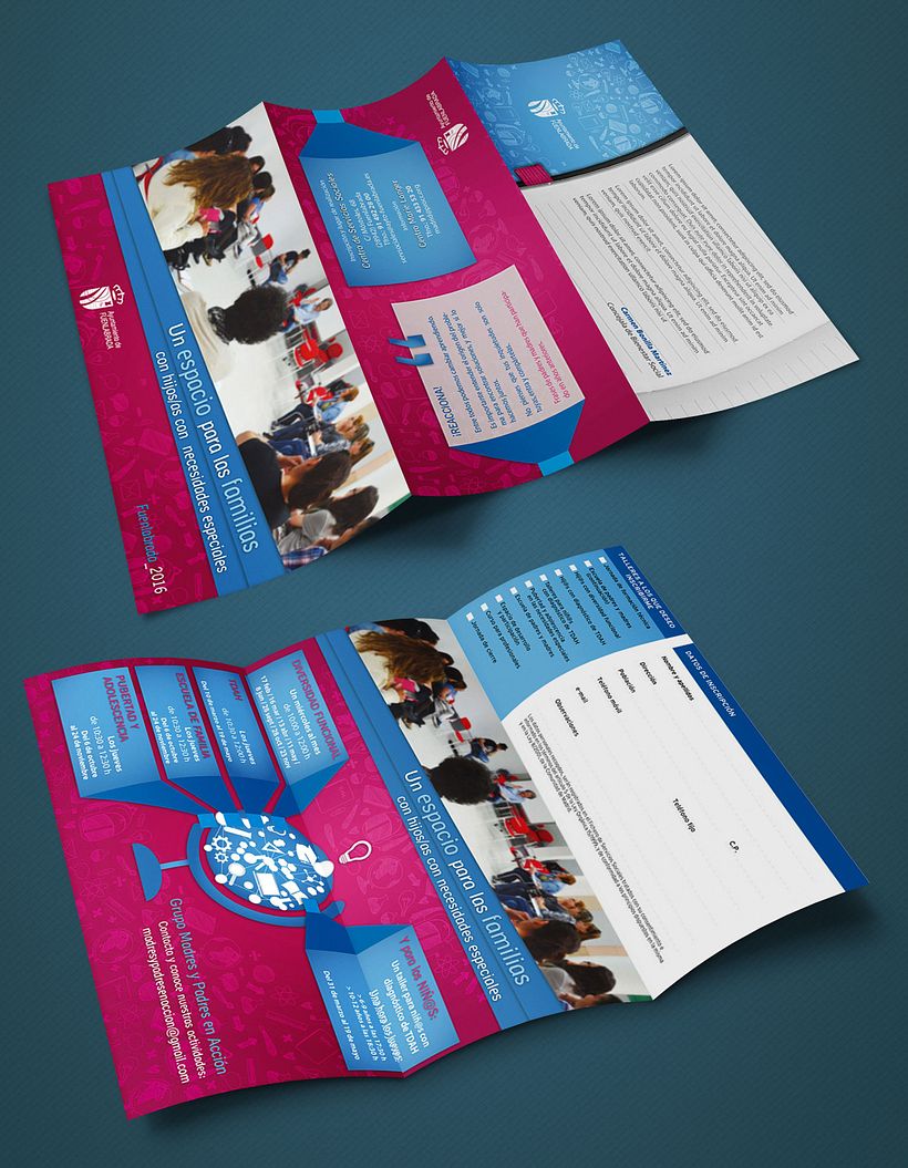 MARIE LANGER > Folleto Espacio Familias 2