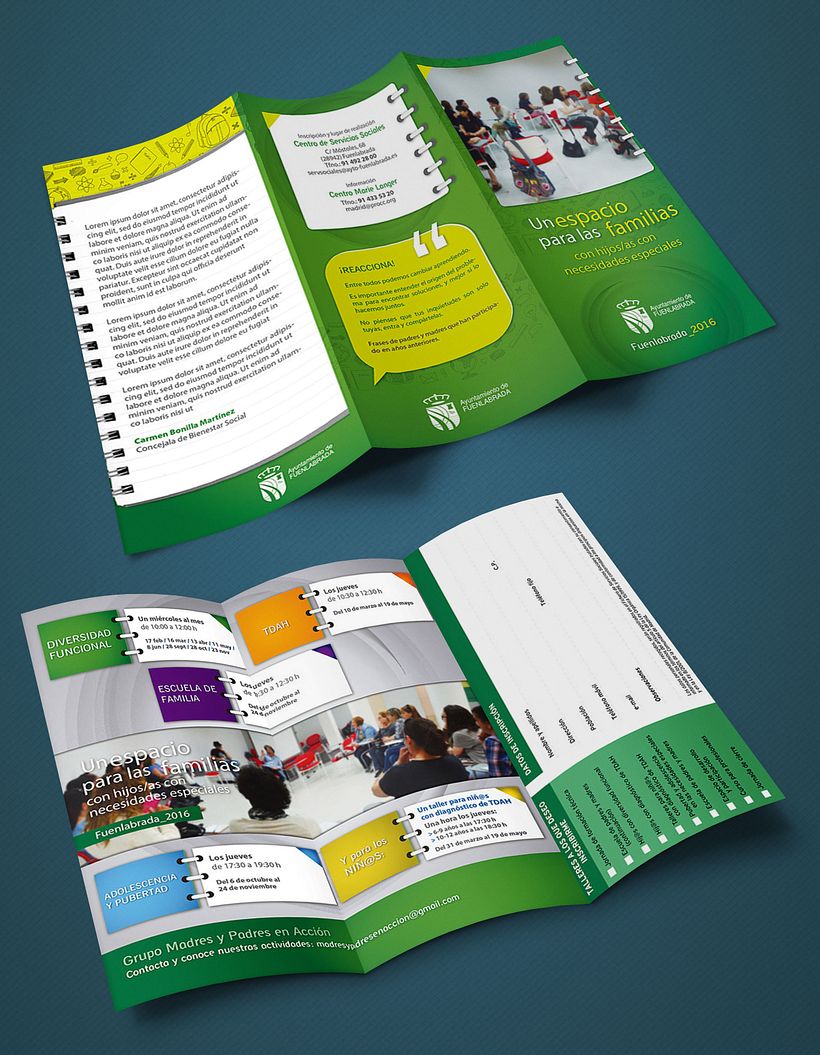 MARIE LANGER > Folleto Espacio Familias 3