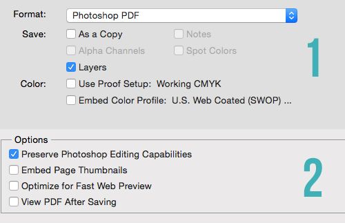 Problema al generar .pdf desde photoshop 1