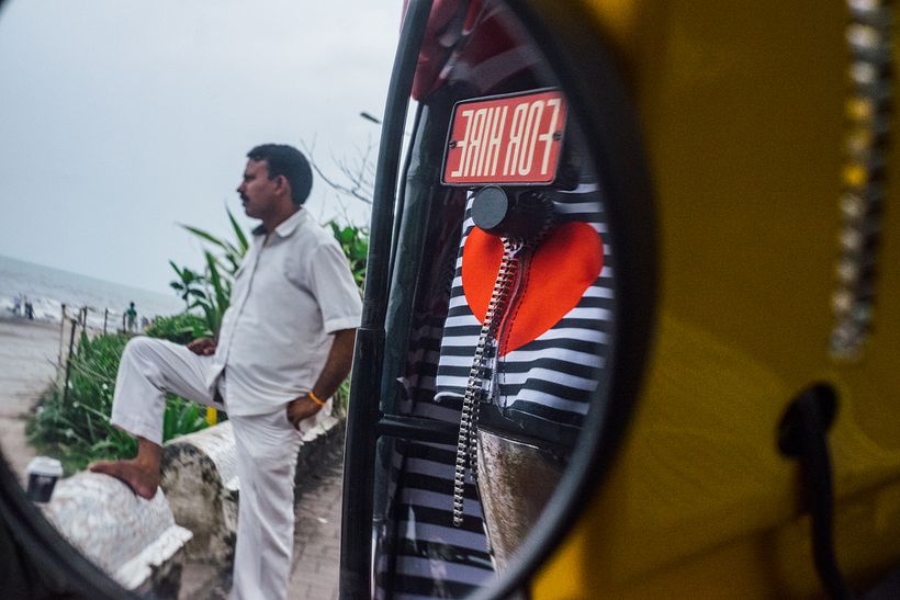 Transportan el diseño a través de taxis en Mumbai  1