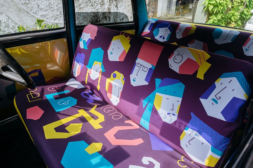 Transportan el diseño a través de taxis en Mumbai  9