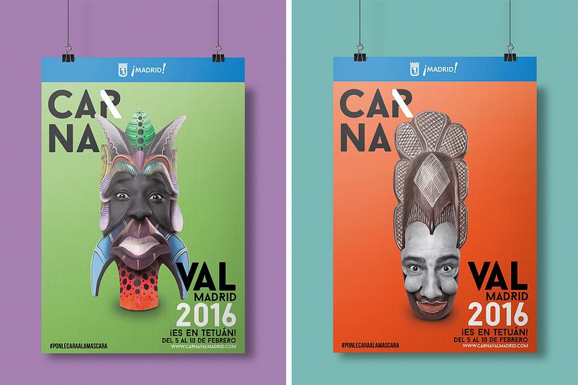 CARNAVAL 2016, Ayuntamiento de Madrid/ Diseño e imagen - Diseño