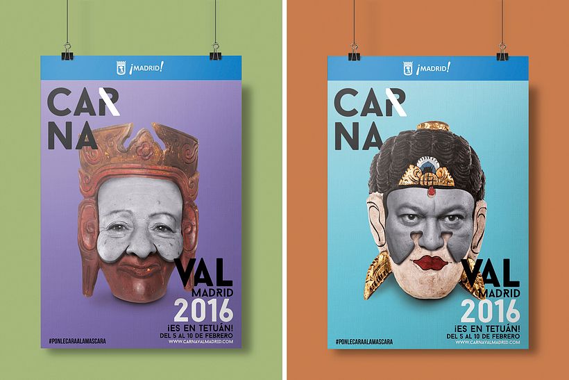 CARNAVAL 2016, Ayuntamiento de Madrid/ Diseño e imagen - Diseño