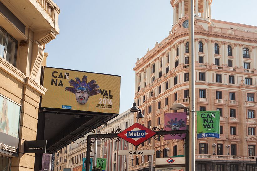 CARNAVAL 2016, Ayuntamiento de Madrid/ Diseño e imagen - Diseño