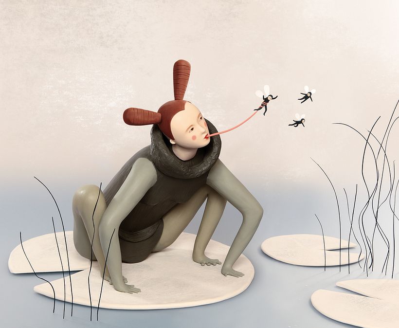 Irma Gruenholz y sus ilustraciones con plastilina 5