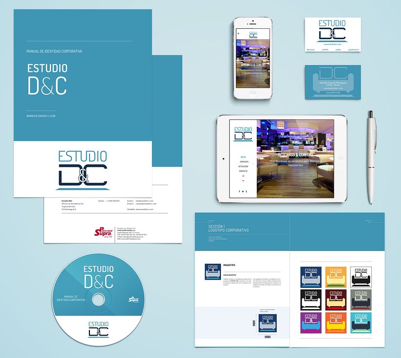 Imagen Corporativa y Web para Estudio D&C 2