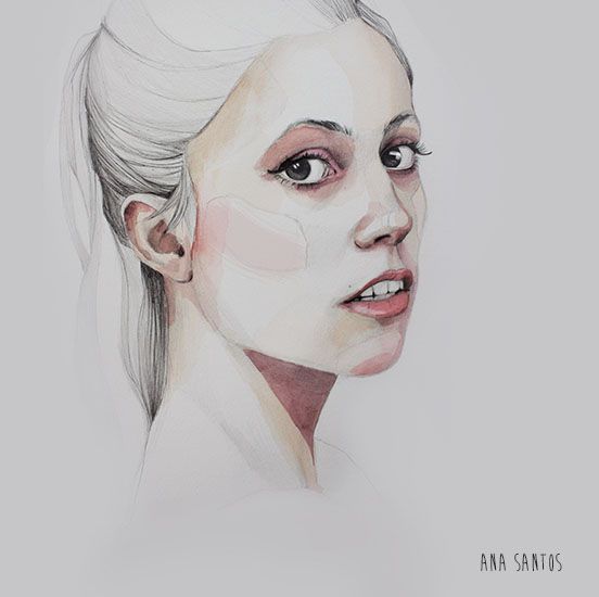 Retratos Acuarelápiz 1