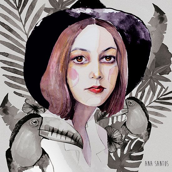 Retratos Acuarelápiz 3