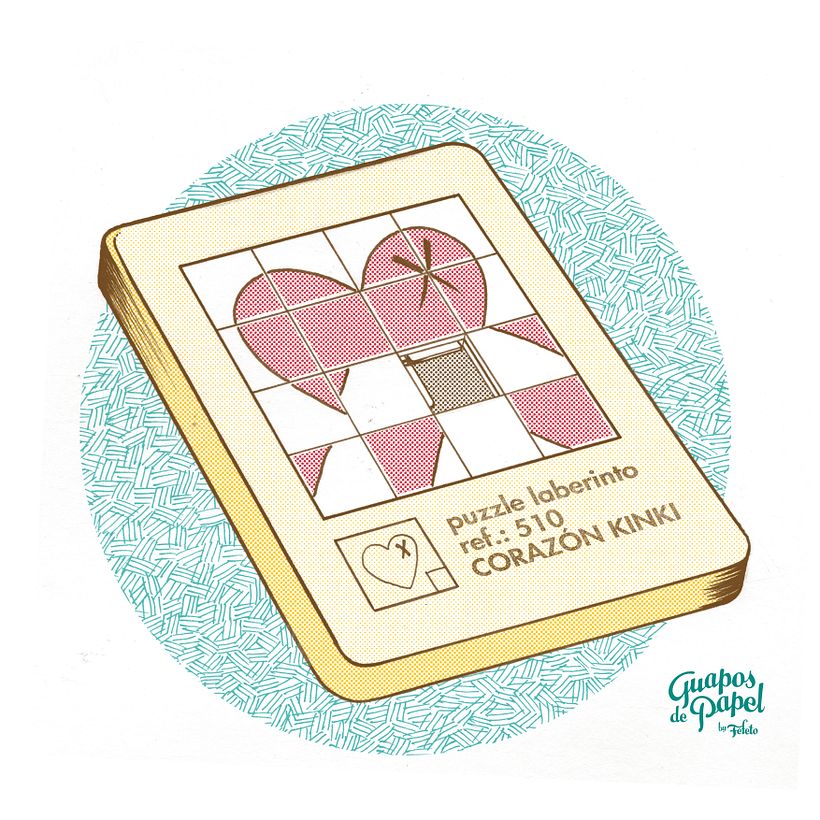 Corazón Kinki - Puzzle Laberinto -1