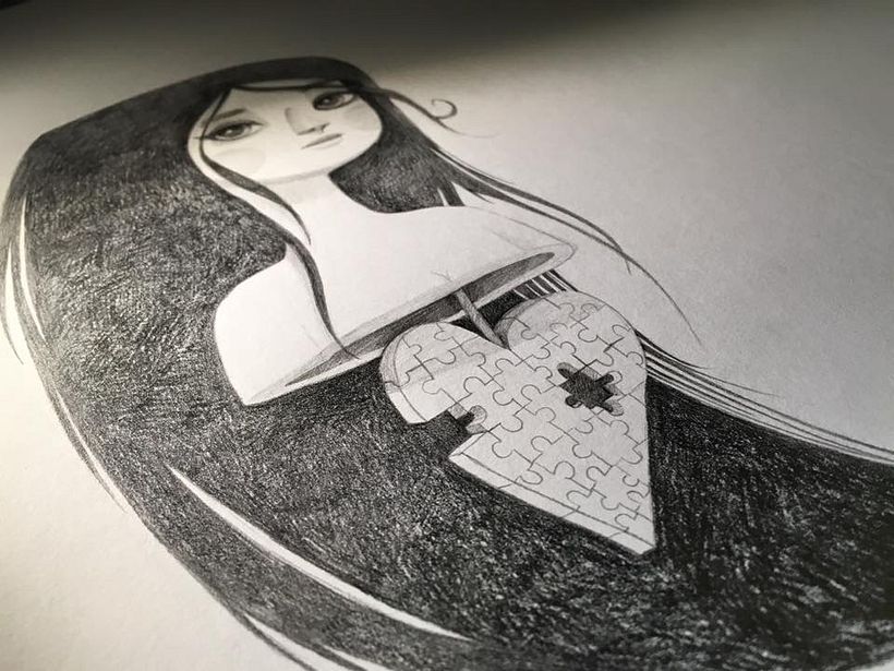 Love, love, love... - Traditional illustration