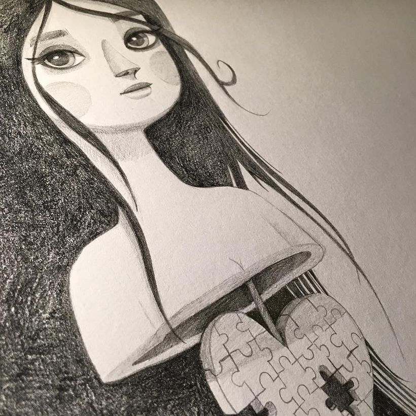 Love, love, love... - Traditional illustration