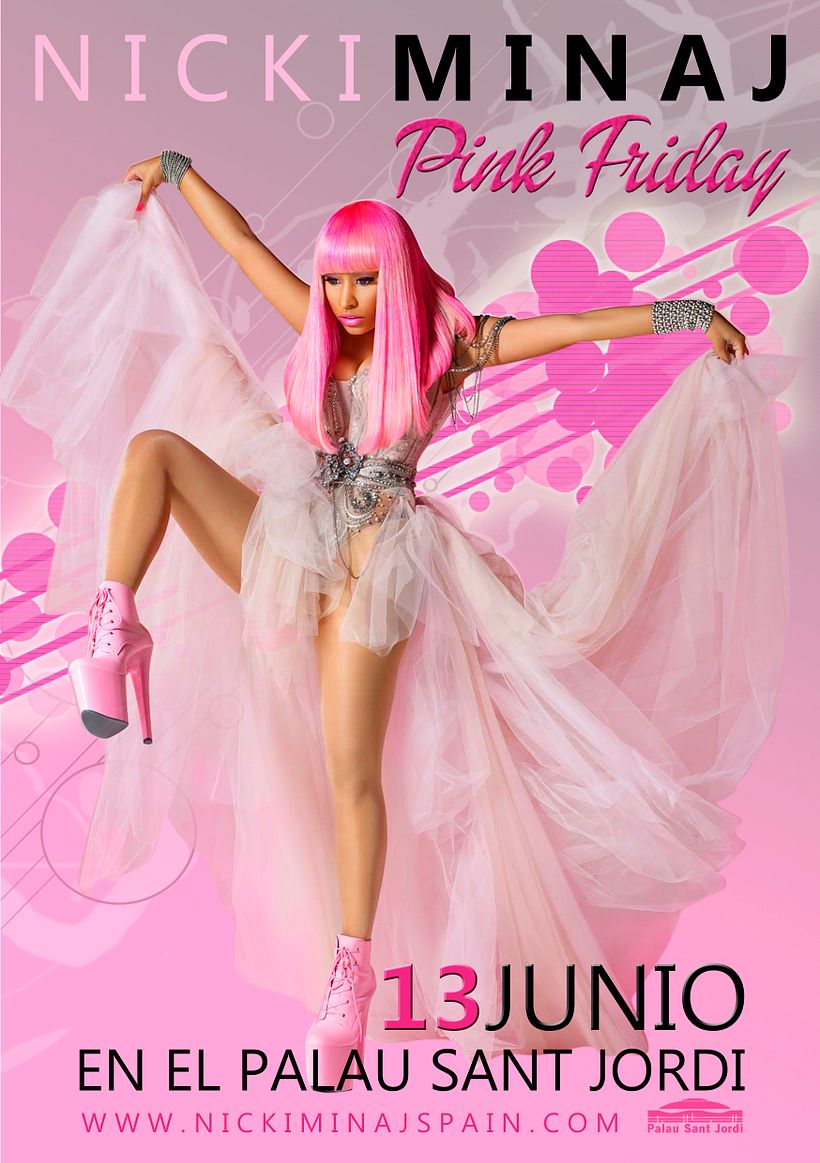 Flyer Nicki Minaj - Design
