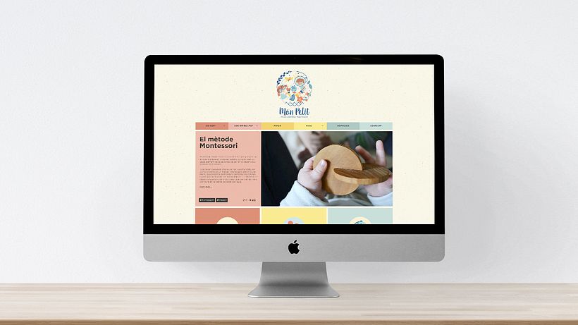 Món Petit, escola Montessori. - Diseño