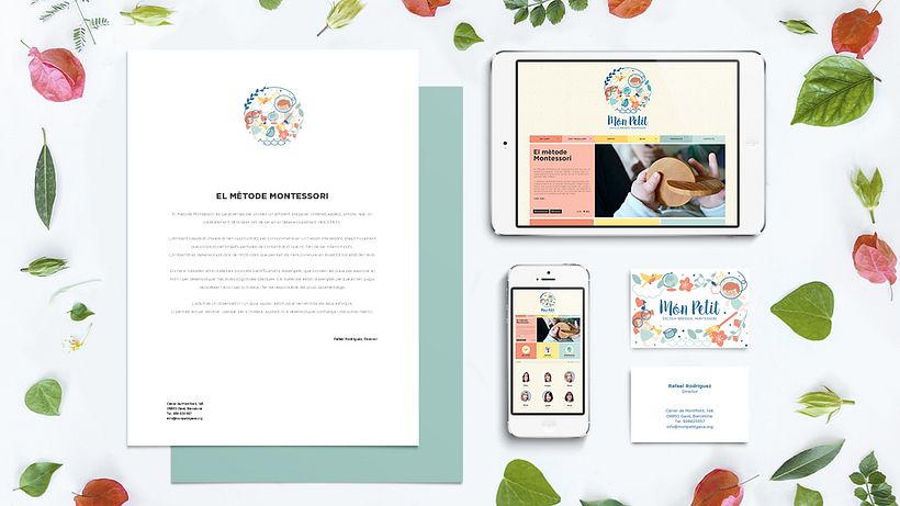 Món Petit, escola Montessori. - Diseño