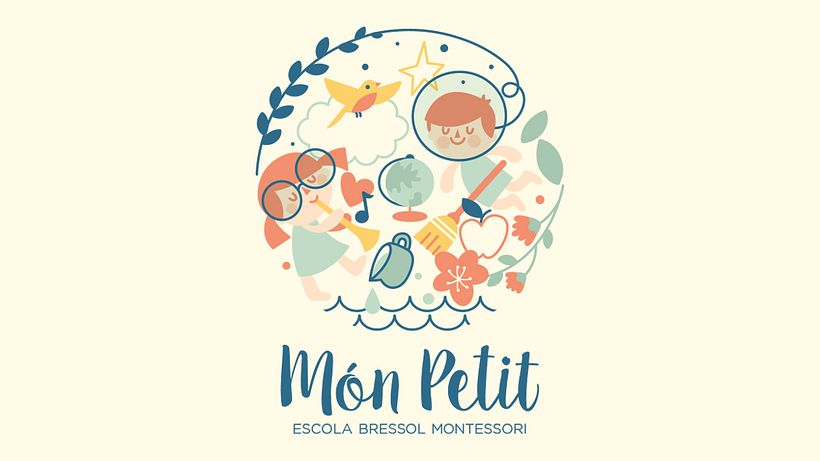 Món Petit, escola Montessori. - Diseño