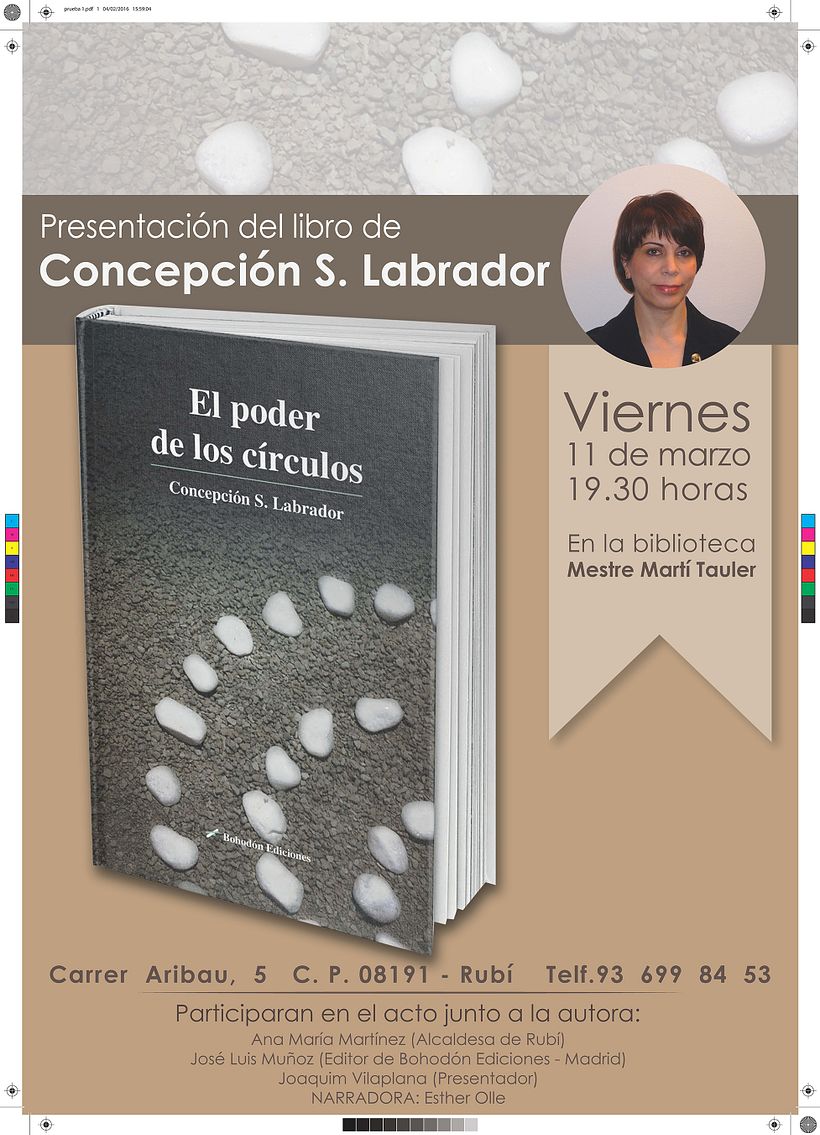Cartel e invitación  "El poder de los círculos" 1