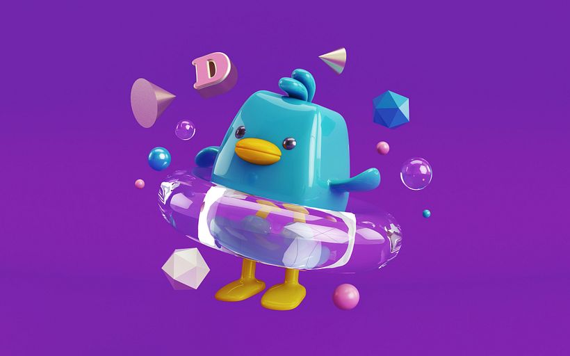 Mijn cursusproject: Karakterontwerp in Cinema 4D: van schets tot 3D-printen -1