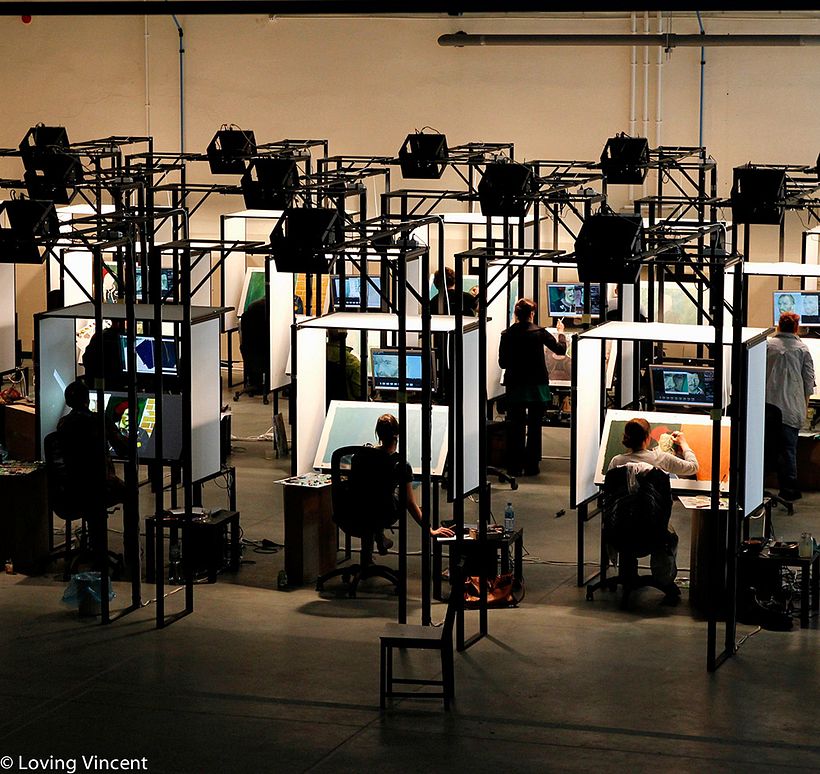 Loving Vincent: la primera película pintada al óleo cuadro por cuadro 4