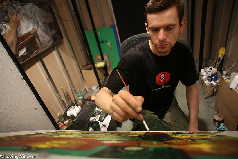 Loving Vincent: la primera película pintada al óleo cuadro por cuadro 6