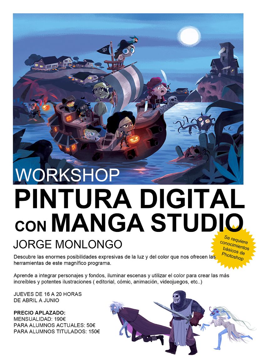 Workshop de Pintura Digital con Manga Studio 2
