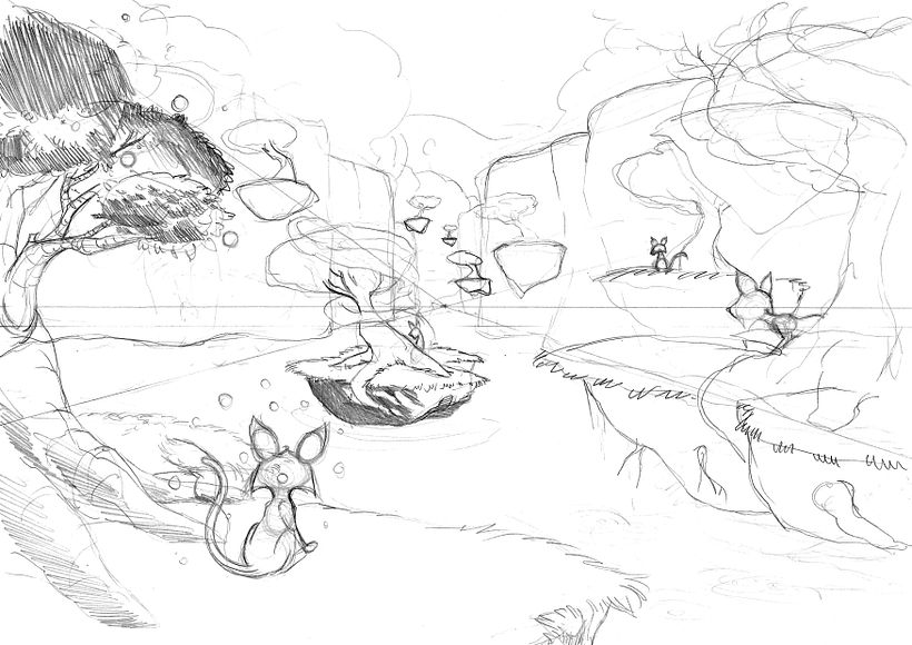 Concept art stages 1