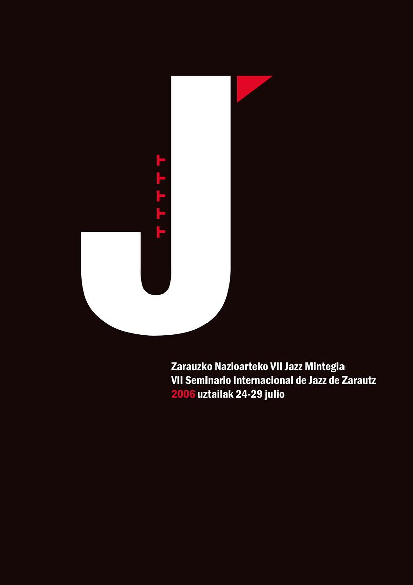 Cartel Jazz Zarautz 2006 - Design