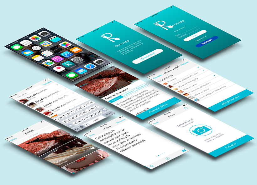  App de Recetas iOS - UX / UI