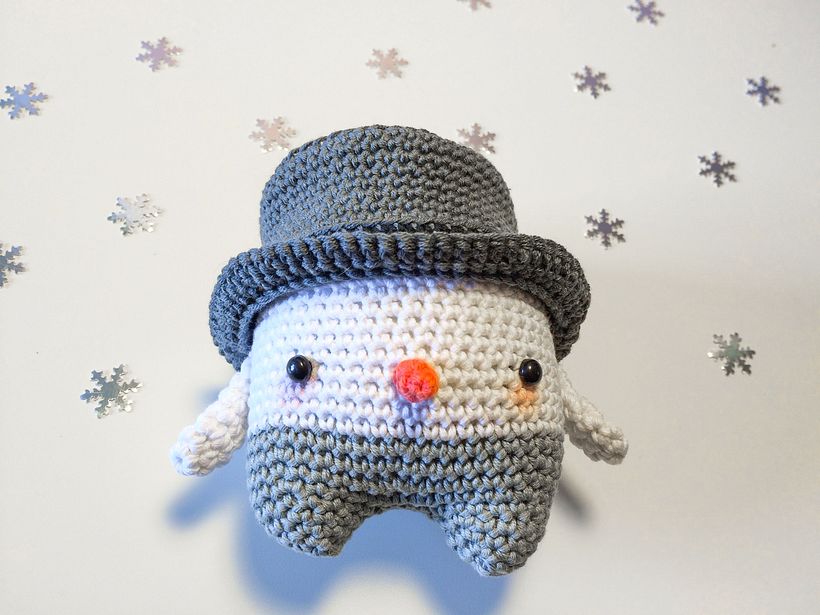 Nuevo Trío de muñecos crochet amigurumi "Winter Series" 3