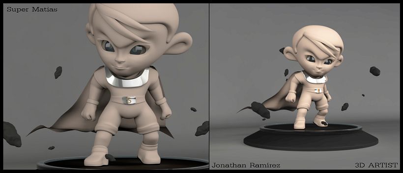 DISEÑO PERSONAJE, MODELADO 3D  0