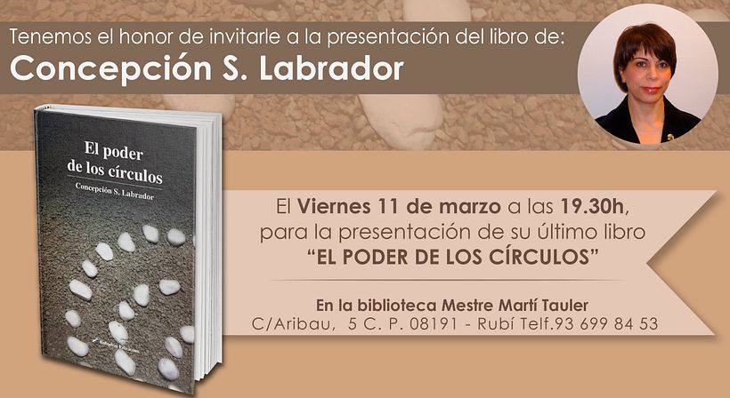 Cartel e invitación  "El poder de los círculos" 2