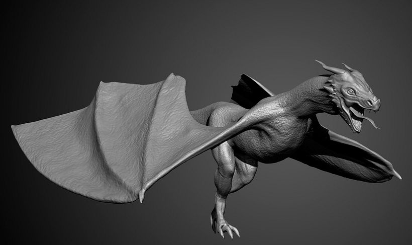 Dragón 3D - Zbrush 2