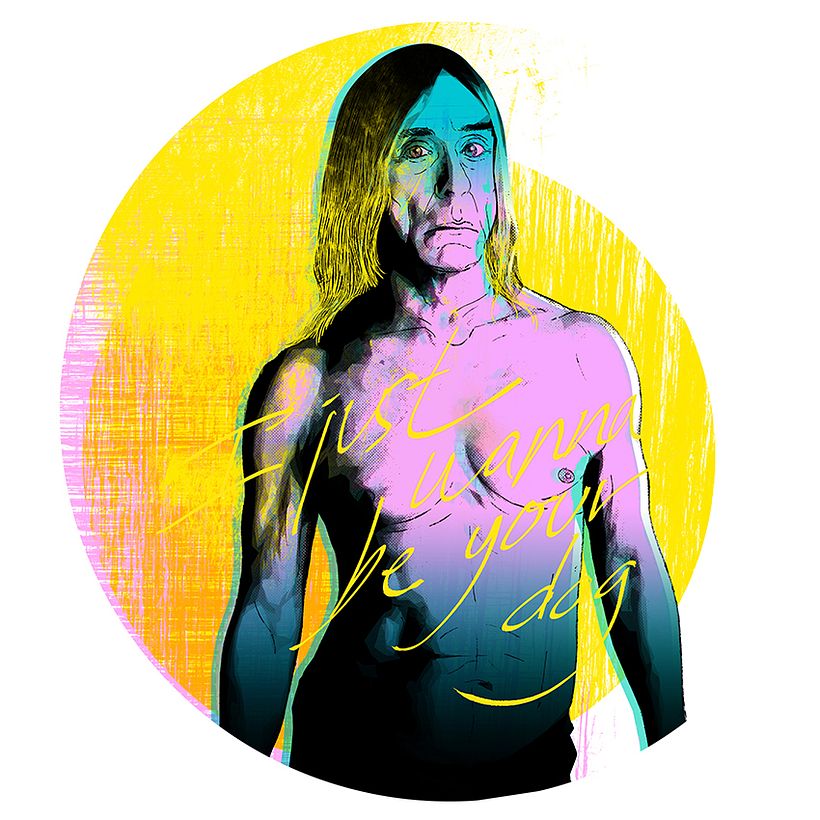 Yorokobu // Rock´n´Draw / El superviviente Iggy Pop 0