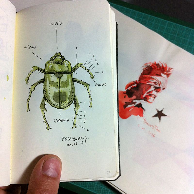 ¿Cómo es tu cuaderno de bocetos? 1