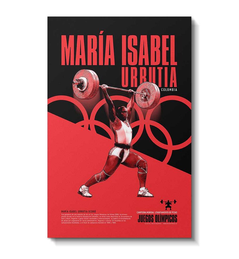 Kolumbianische Pride-Poster Serie 1 – Athleten 7