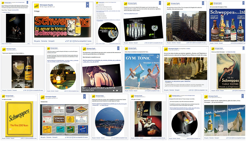 Contenidos para Schweppes - Projektowanie graficzne
